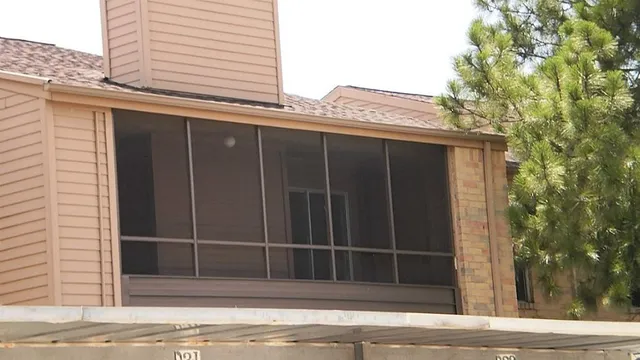 a view of a house with a window