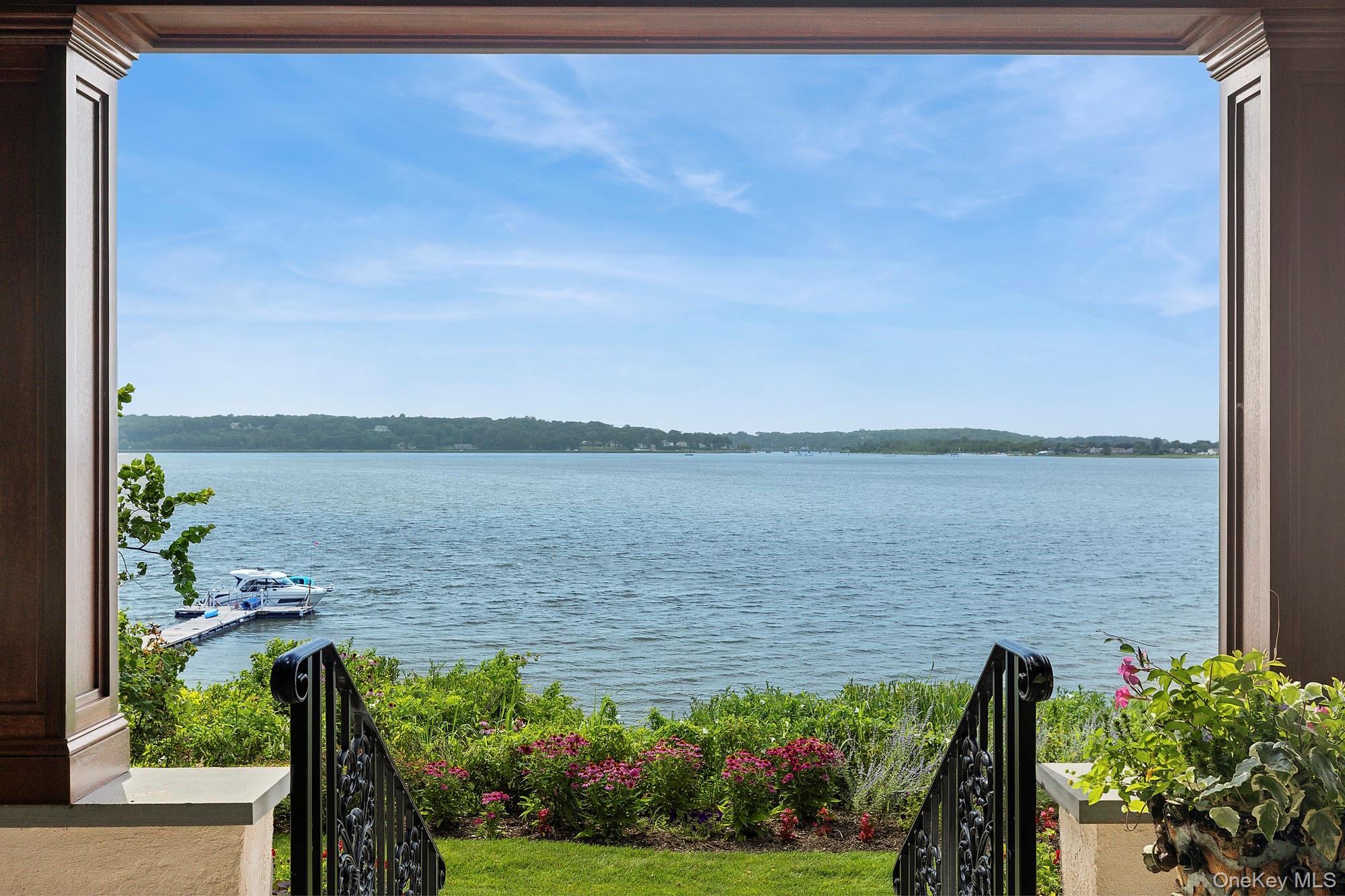 353 Centre Island Road Oyster Bay, NY 11771 - Photo 13 of 34 a view of a garden with a lake view