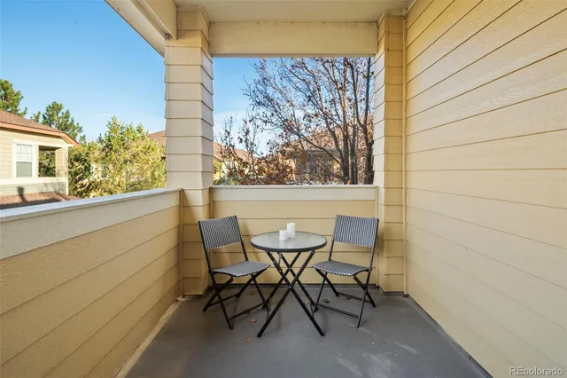 a view of a outdoor seating area