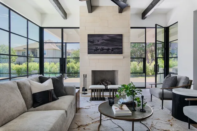 a view of a house with a street