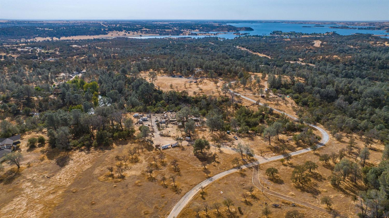 12874 Stedman Ranch Road Burson, CA 95225 - Photo 13 of 19 an aerial view of house with yard and mountain view in back