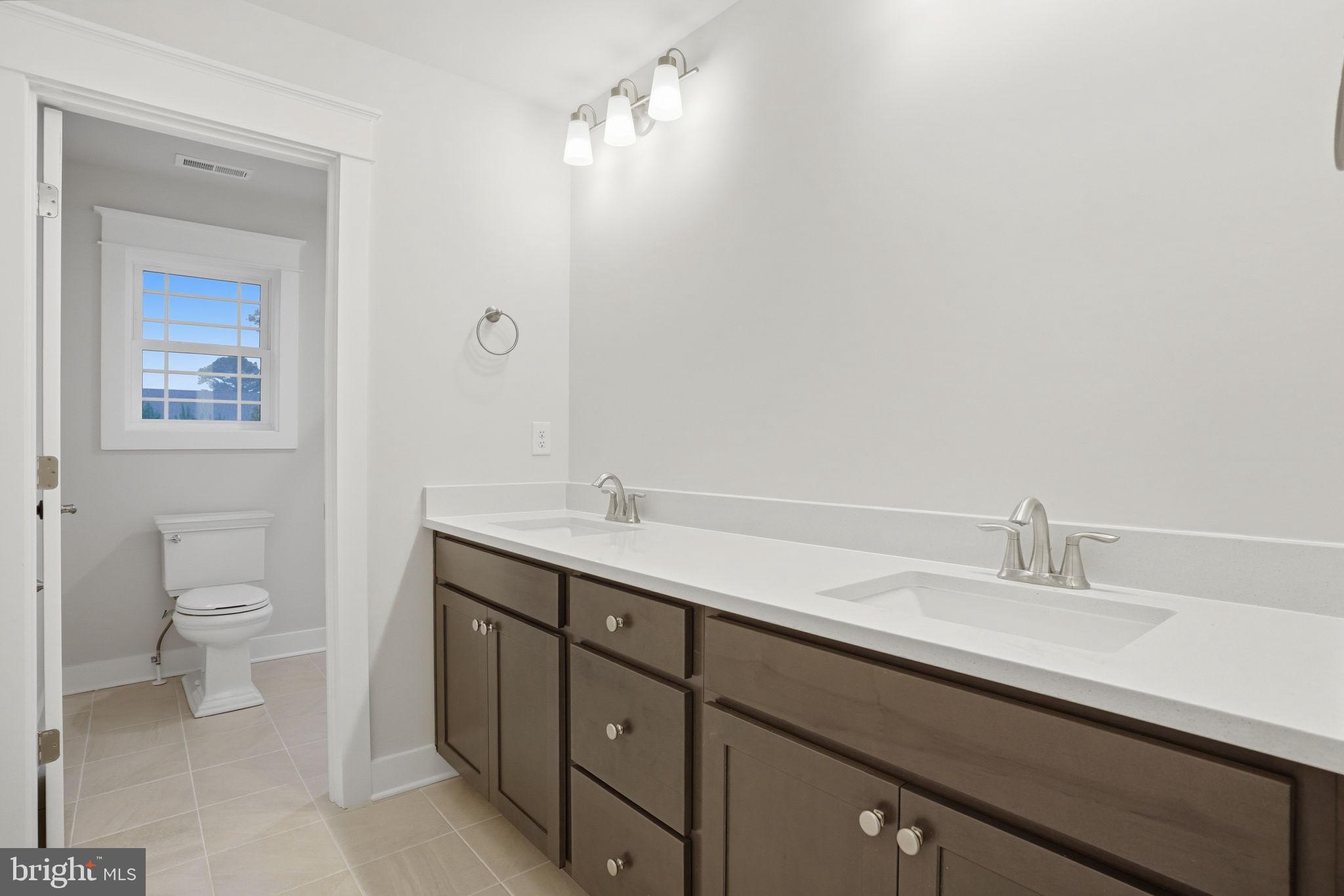 25015 Prairie Lane, Unit 3 Millsboro, DE 19966 - Photo 32 of 42 a bathroom with a sink a toilet and a mirror
