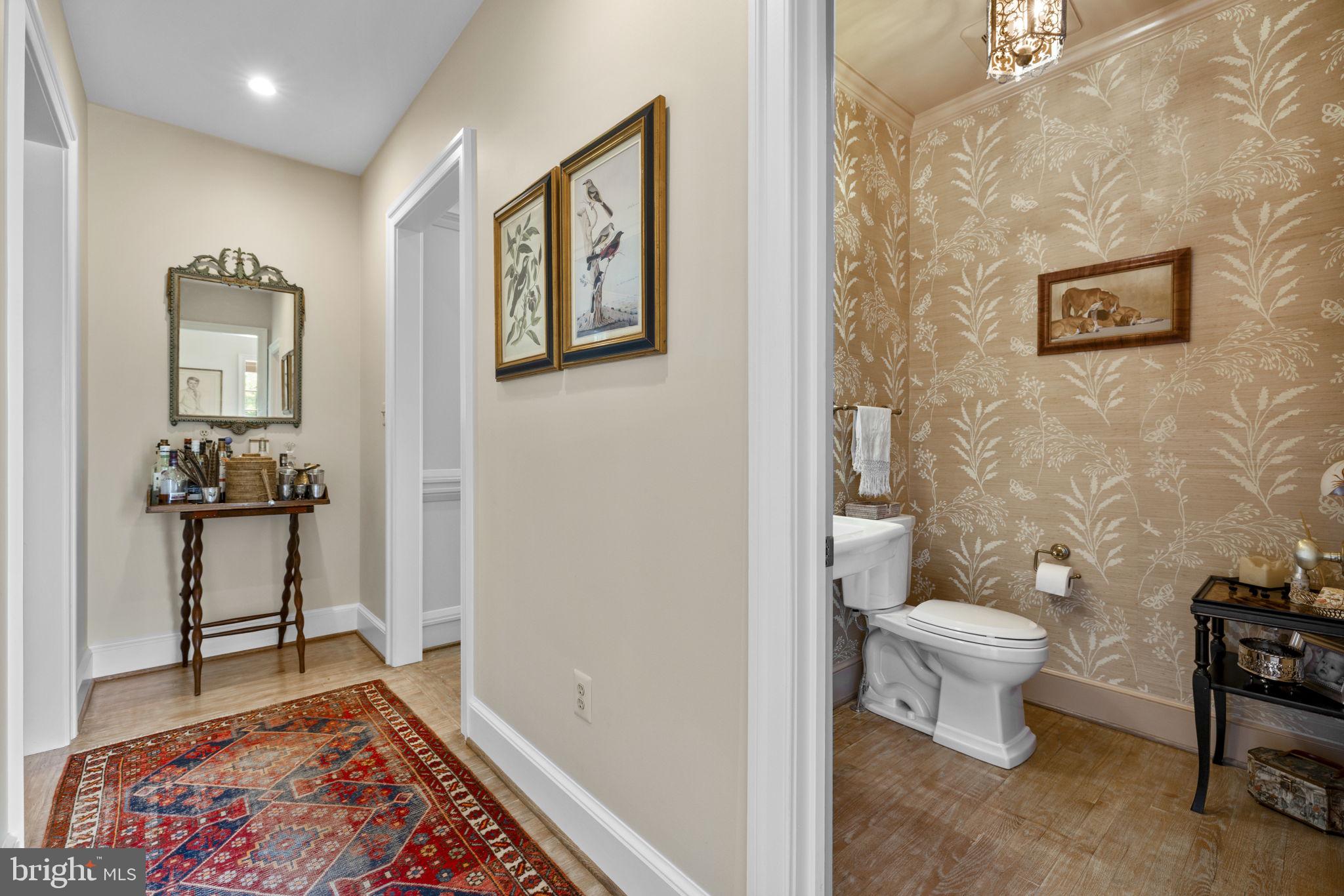 36190 Turkey Roost Road Middleburg, VA 20117 - Photo 12 of 88 a bathroom with a toilet and a mirror