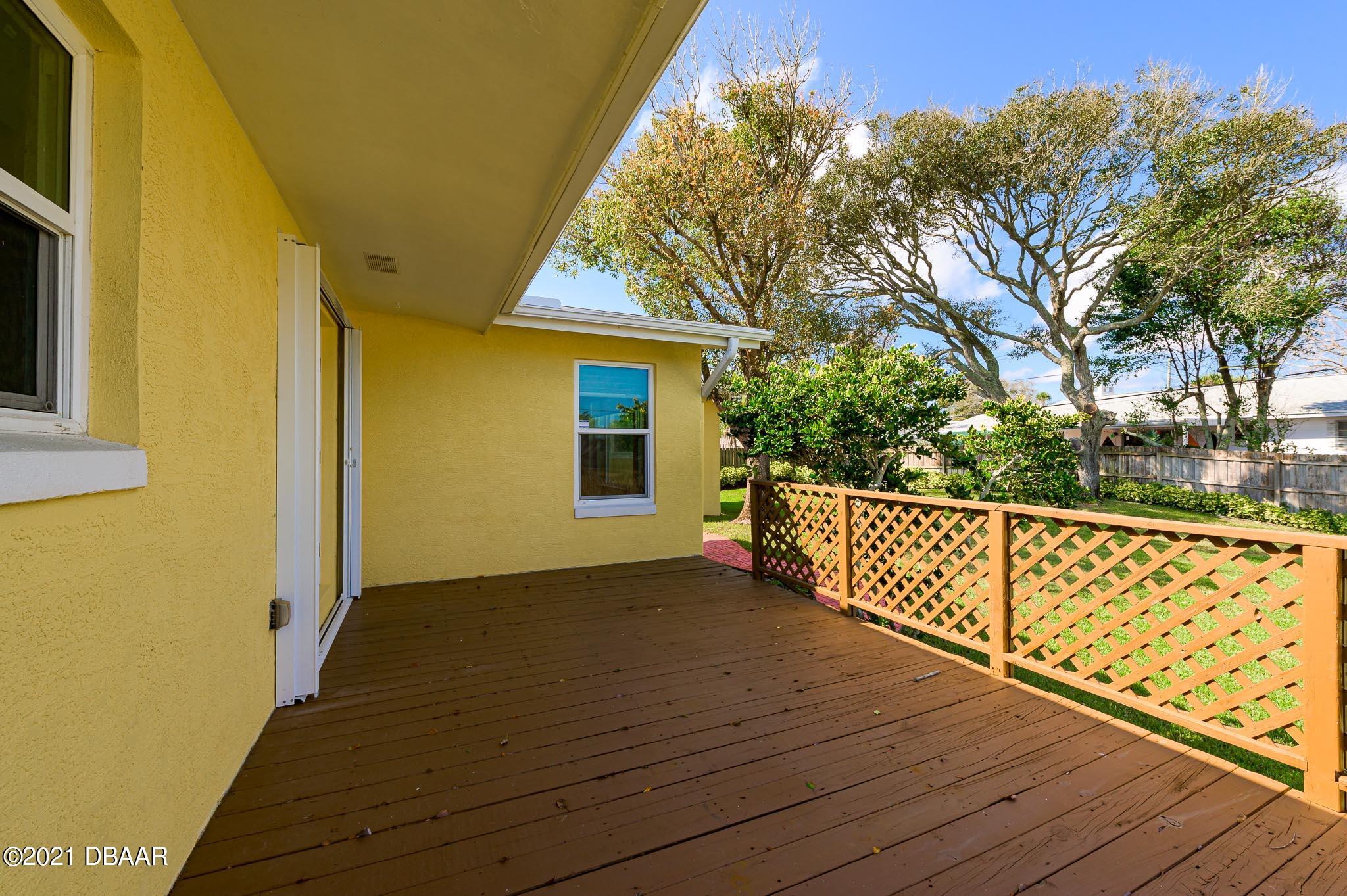 103 University Circle Ormond Beach, FL 32176 - Photo 17 of 55 Deck off of the kitchen