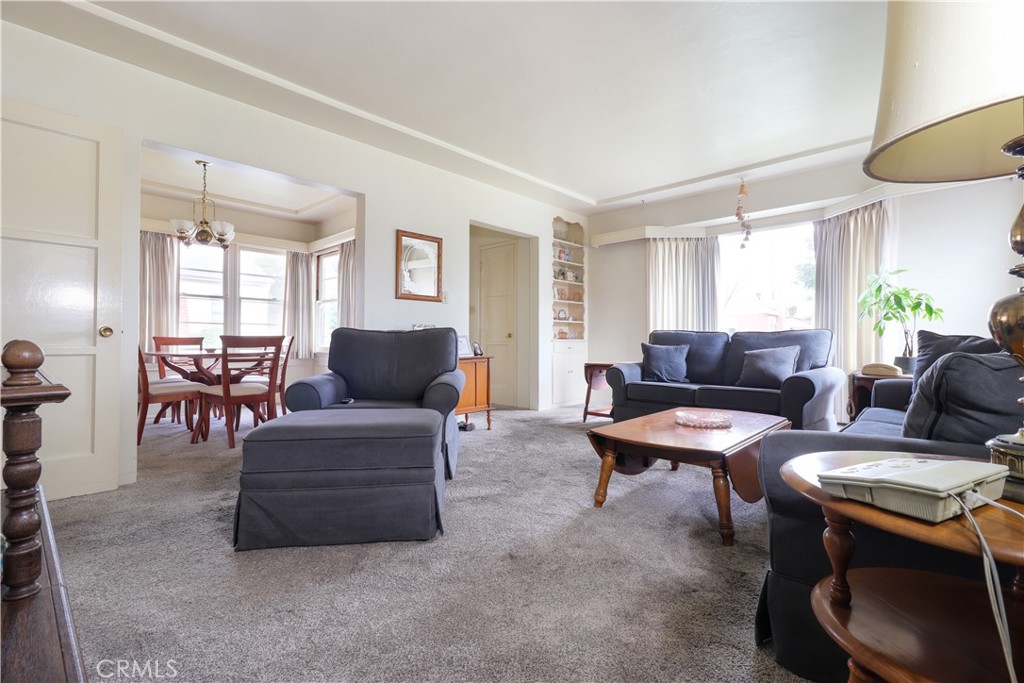 725 Hendricks Street Montebello, CA 90640 - Photo 2 of 18 Living Room view to Dining Room and Front Entry Door