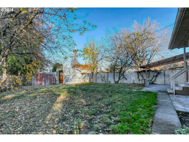 a view of outdoor space and yard