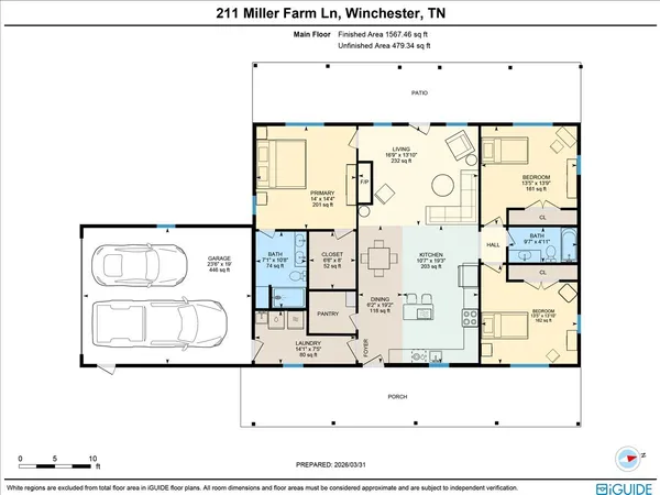 $444,900 | 211 Miller Farm Lane, Winchester, TN 37398