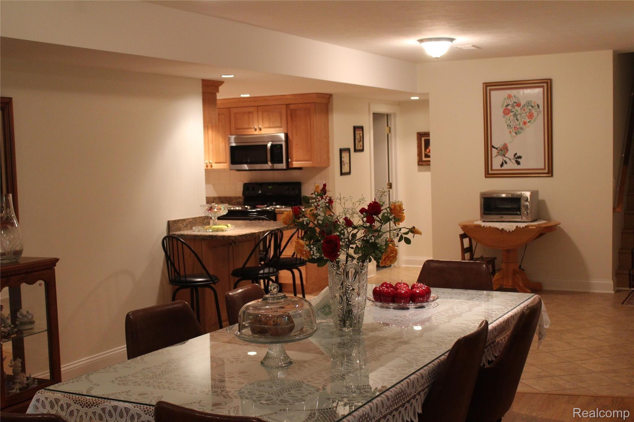 1165 East Heil Road Gladwin, MI 48624 - Photo 63 of 73 Basement Eating Area.JPG