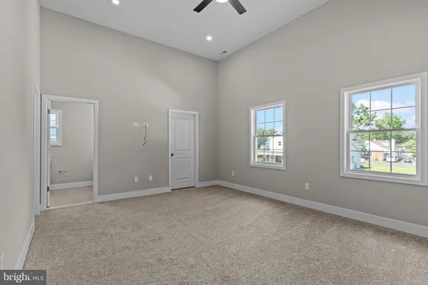 a view of an empty room