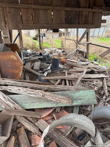 a view of a fireplace