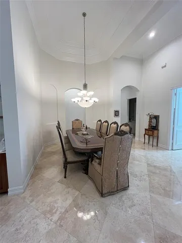 a view of a livingroom and dining room