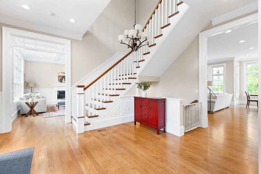 16 Grace Road Newton, MA 02459 - Photo 13 of 36 a view of entryway and hall with wooden floor