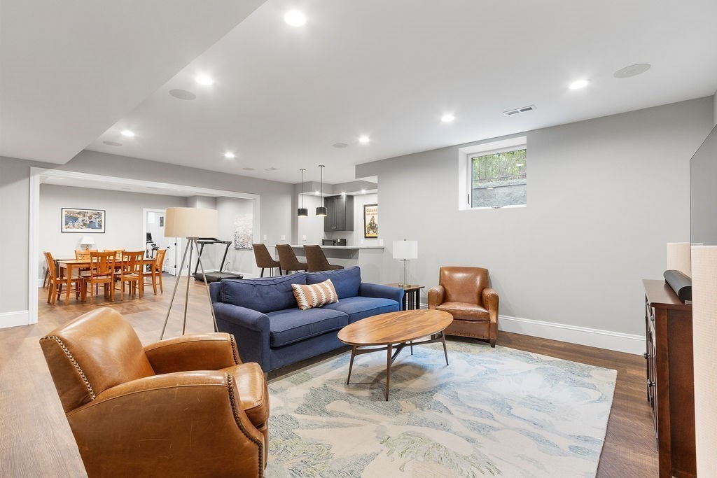 16 Grace Road Newton, MA 02459 - Photo 23 of 36 a living room with furniture and wooden floor