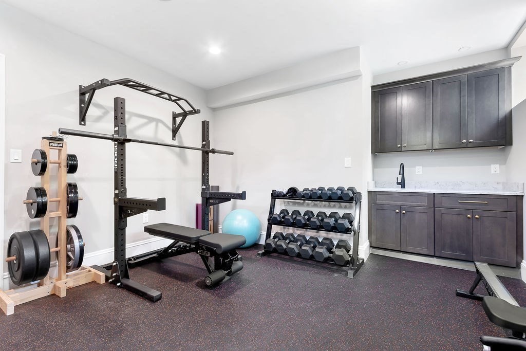 16 Grace Road Newton, MA 02459 - Photo 25 of 36 a view of a workspace with furniture and a window