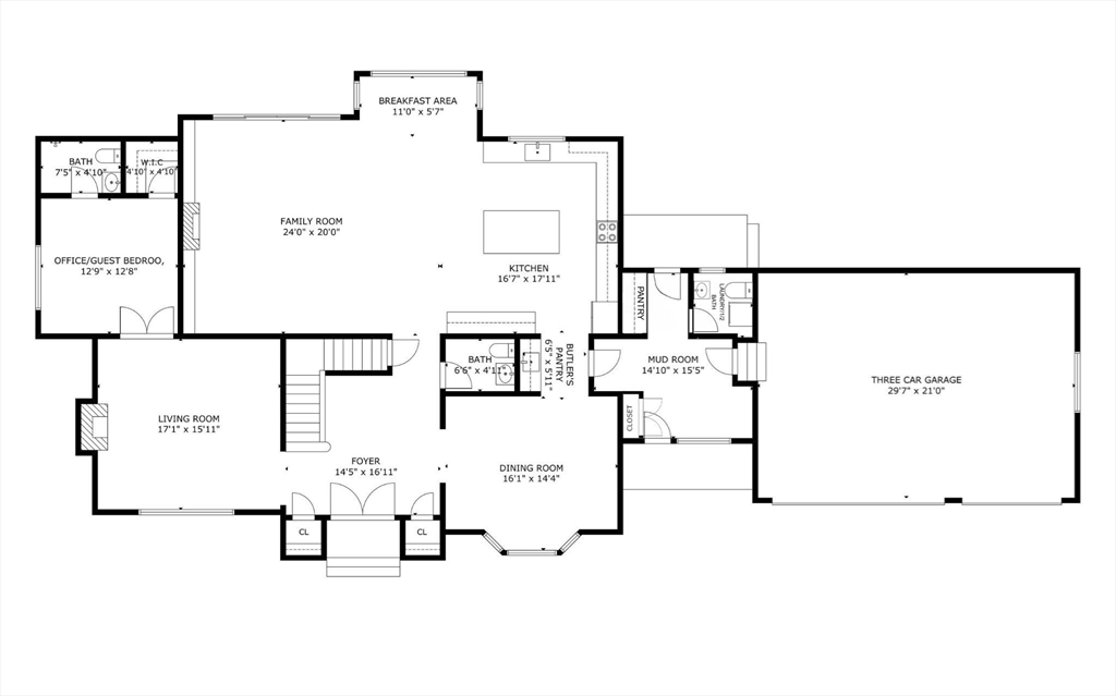 16 Grace Road Newton, MA 02459 - Photo 34 of 36 a picture of a floor plan