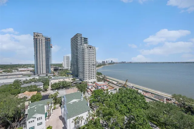 a view of a balcony with an outdoor space