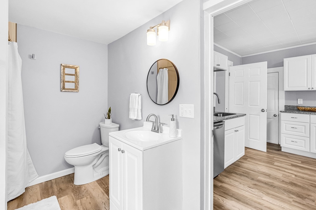 125 Verge Street Springfield, MA 01129 - Photo 28 of 42 a bathroom with a toilet a sink and a mirror