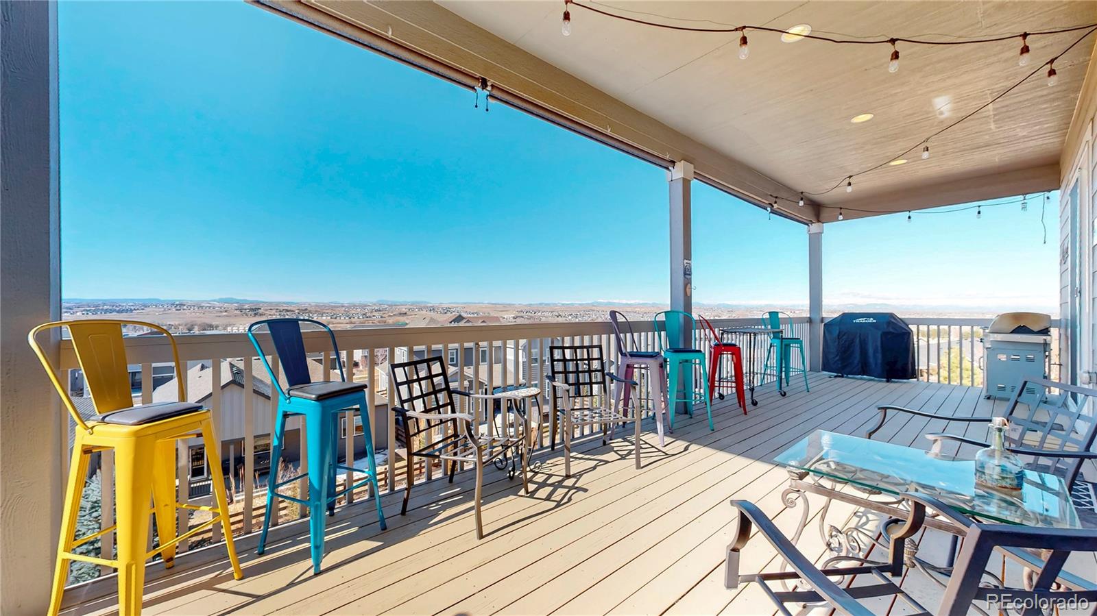 20249 Terrace View Drive Parker, CO 80134 - Photo 7 of 38 a view of a balcony with chairs