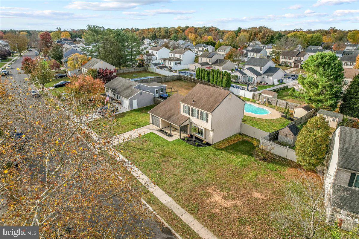 19 Intrepid Drive Sewell, NJ 08080 - Photo 33 of 47 an aerial view of a house with a yard and lake view