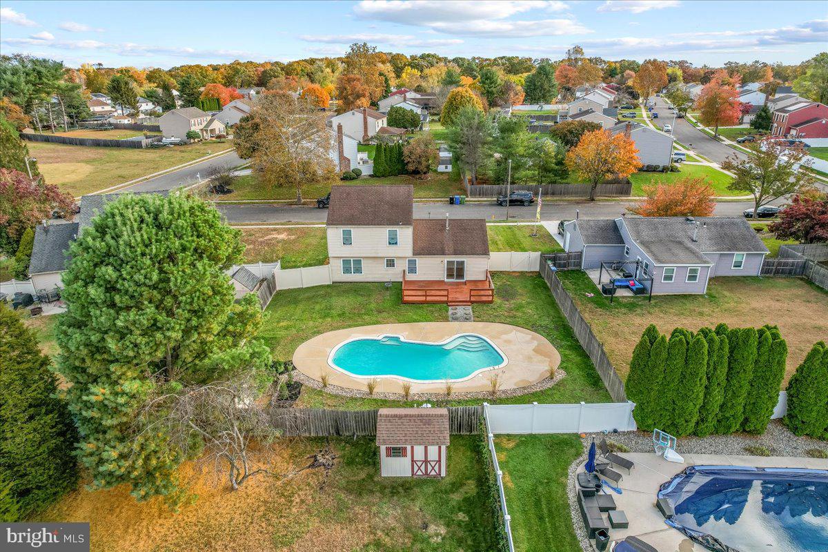 19 Intrepid Drive Sewell, NJ 08080 - Photo 35 of 47 an aerial view of a house with a swimming pool