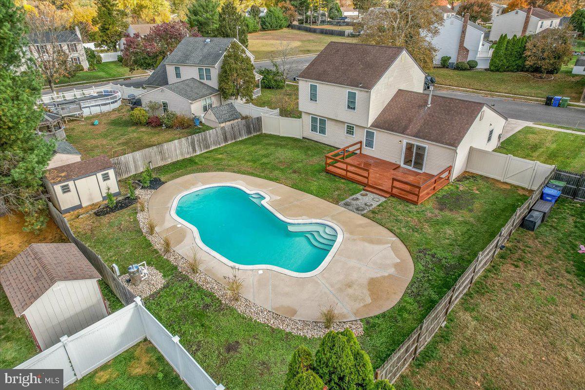 19 Intrepid Drive Sewell, NJ 08080 - Photo 46 of 47 an aerial view of a house with outdoor space and pool view