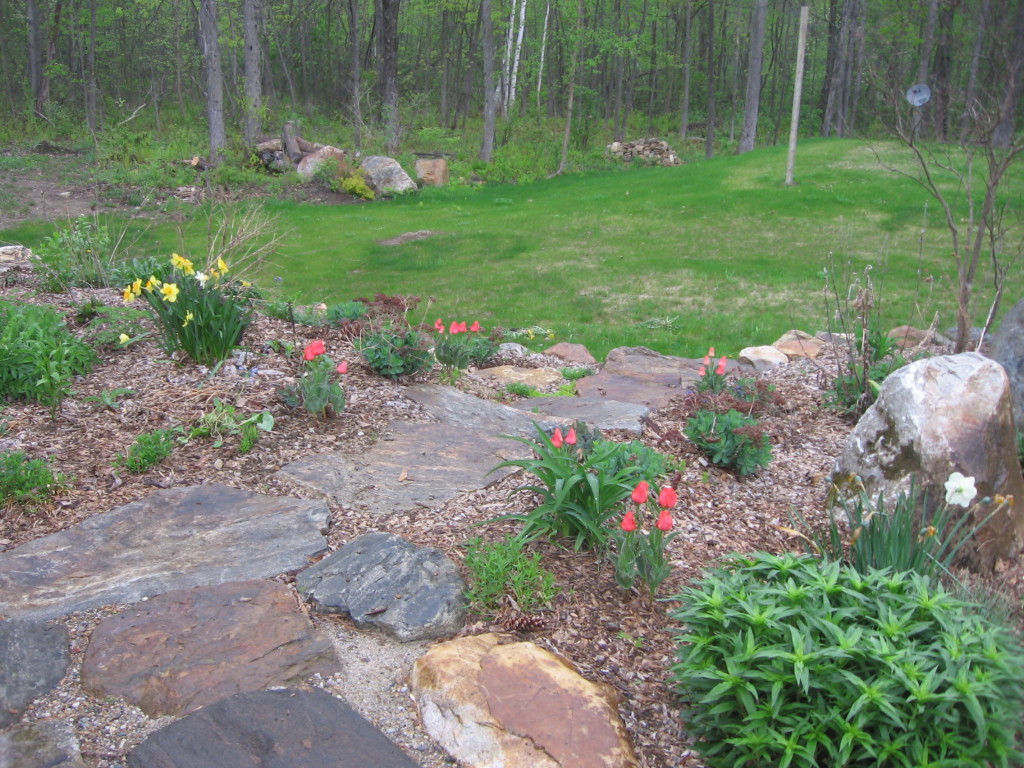 220 Sandisfield Road Sandisfield, MA 01255 - Photo 22 of 30 a view of a backyard with garden