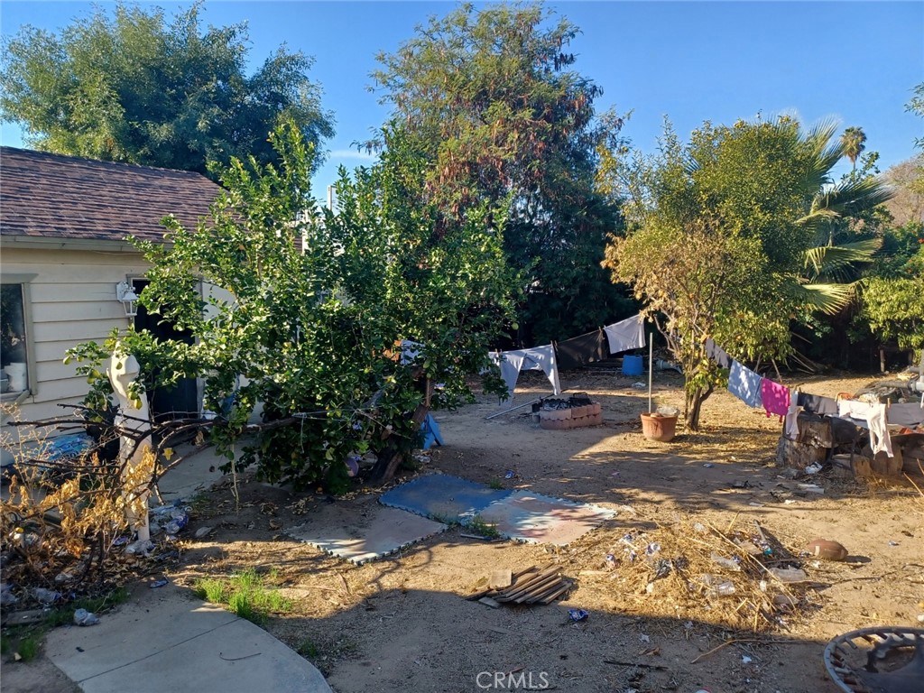 25508 Paloma Road Highland, CA 92410 - Photo 9 of 17 a view of yard with tree in it