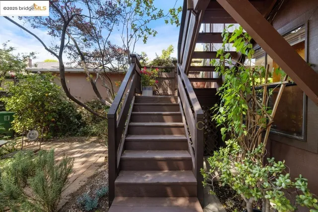 a view of outdoor space and deck