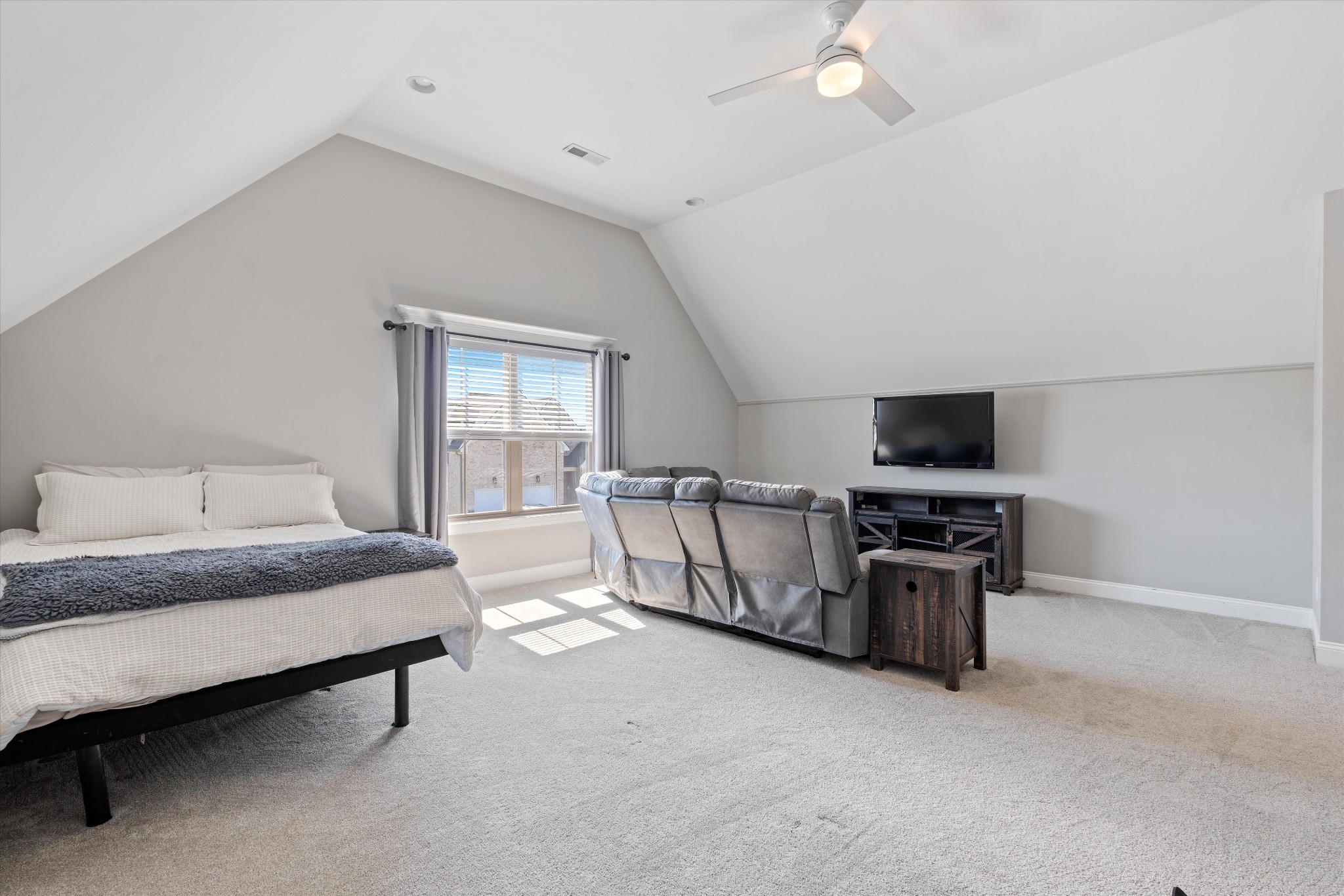 1706 Sorrell Pk Drive Spring Hill, TN 37174 - Photo 34 of 50 a living room with furniture and a flat screen tv
