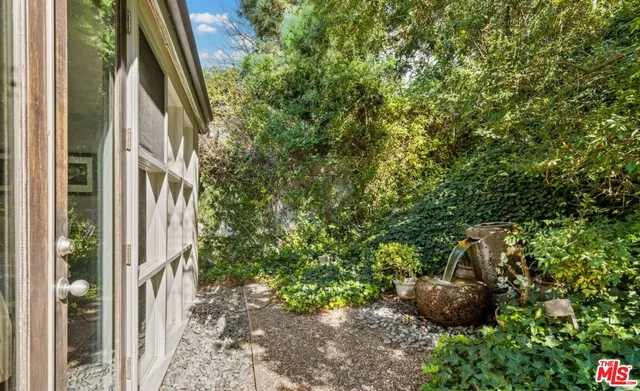 a view of a bird bath