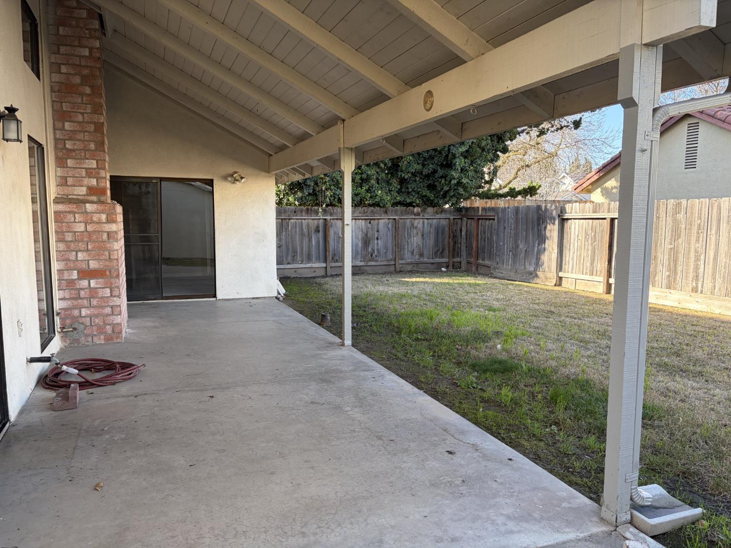 2401 Walnut Grove Way Modesto, CA 95355 - Photo 22 of 25 a view of a backyard with a garden