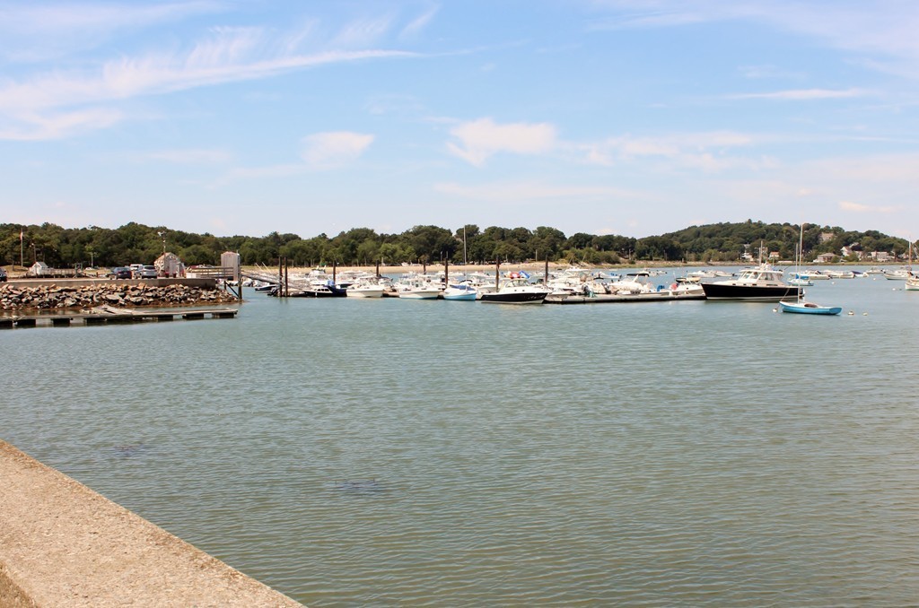 49 Rockland Street Hingham, MA 02043 - Photo 22 of 28 a view of a lake with houses