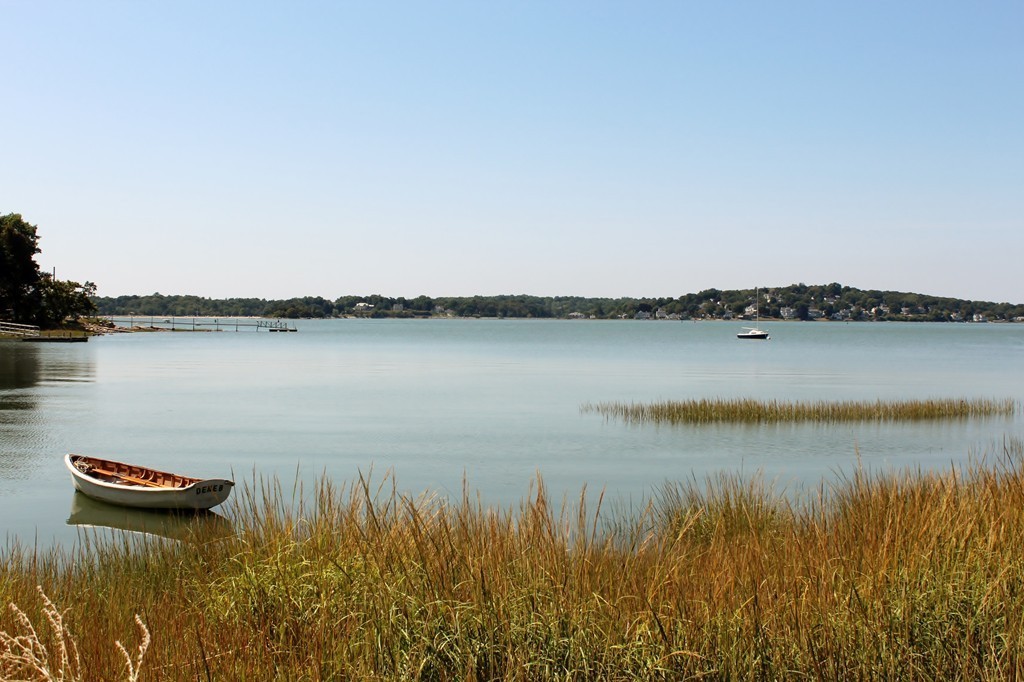49 Rockland Street Hingham, MA 02043 - Photo 28 of 28 a view of a lake with houses in background