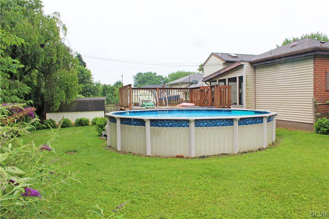 3184 Shakespeare Road Bethlehem, PA 18017 - Photo 24 of 27 Backyard with pool