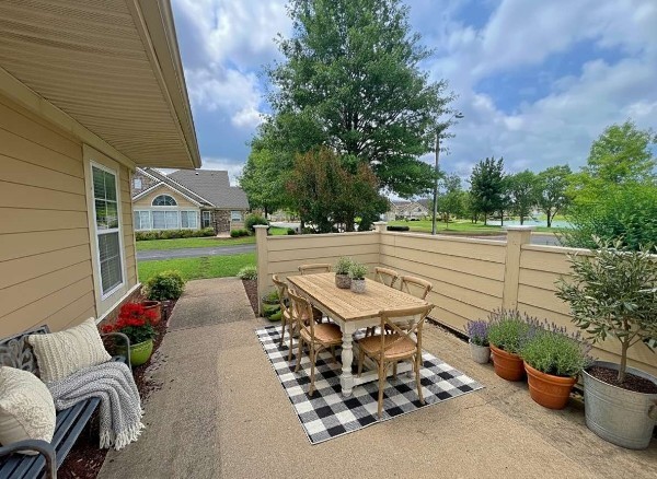 2211 Bridgeway Street Murfreesboro, TN 37128 - Photo 12 of 32 an outdoor space with furniture and garden