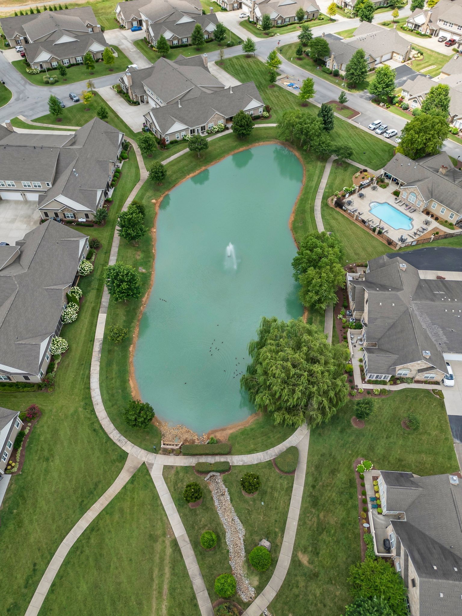 2211 Bridgeway Street Murfreesboro, TN 37128 - Photo 26 of 32 an aerial view of a house