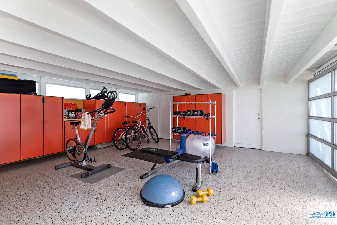 1008 Apache Road Palm Springs, CA 92264 - Photo 37 of 55 a view of a room with gym equipment