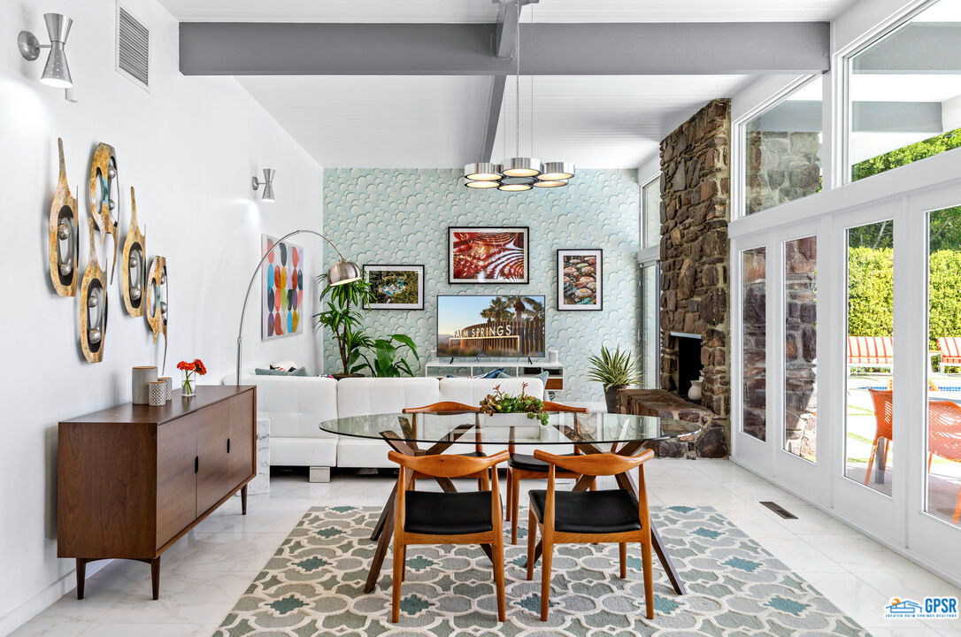 1008 Apache Road Palm Springs, CA 92264 - Photo 7 of 55 a living room with furniture and a rug