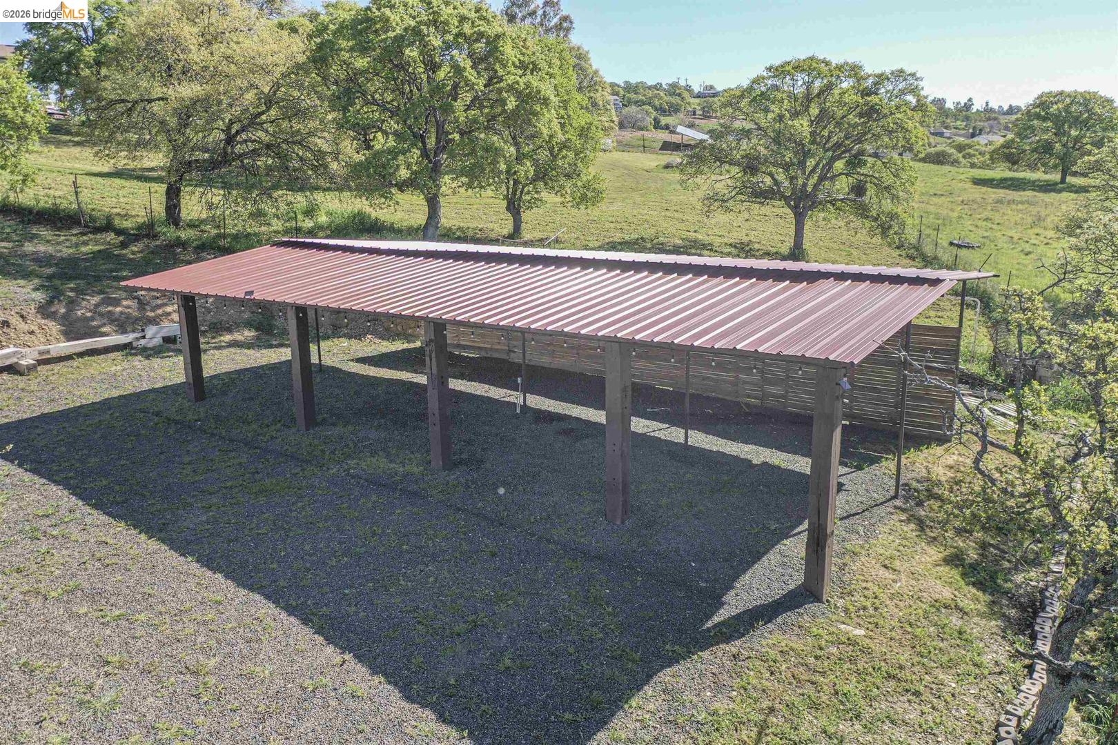 4626 Little John Road Copperopolis, CA 95228 - Photo 20 of 53 a view of a backyard with a patio