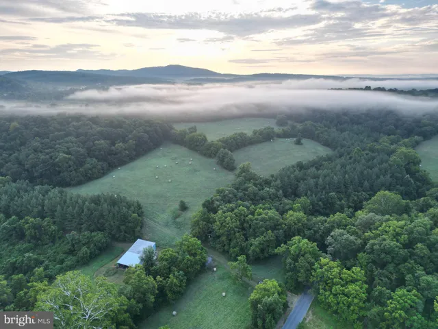 a view of a lake with a mountain in the background