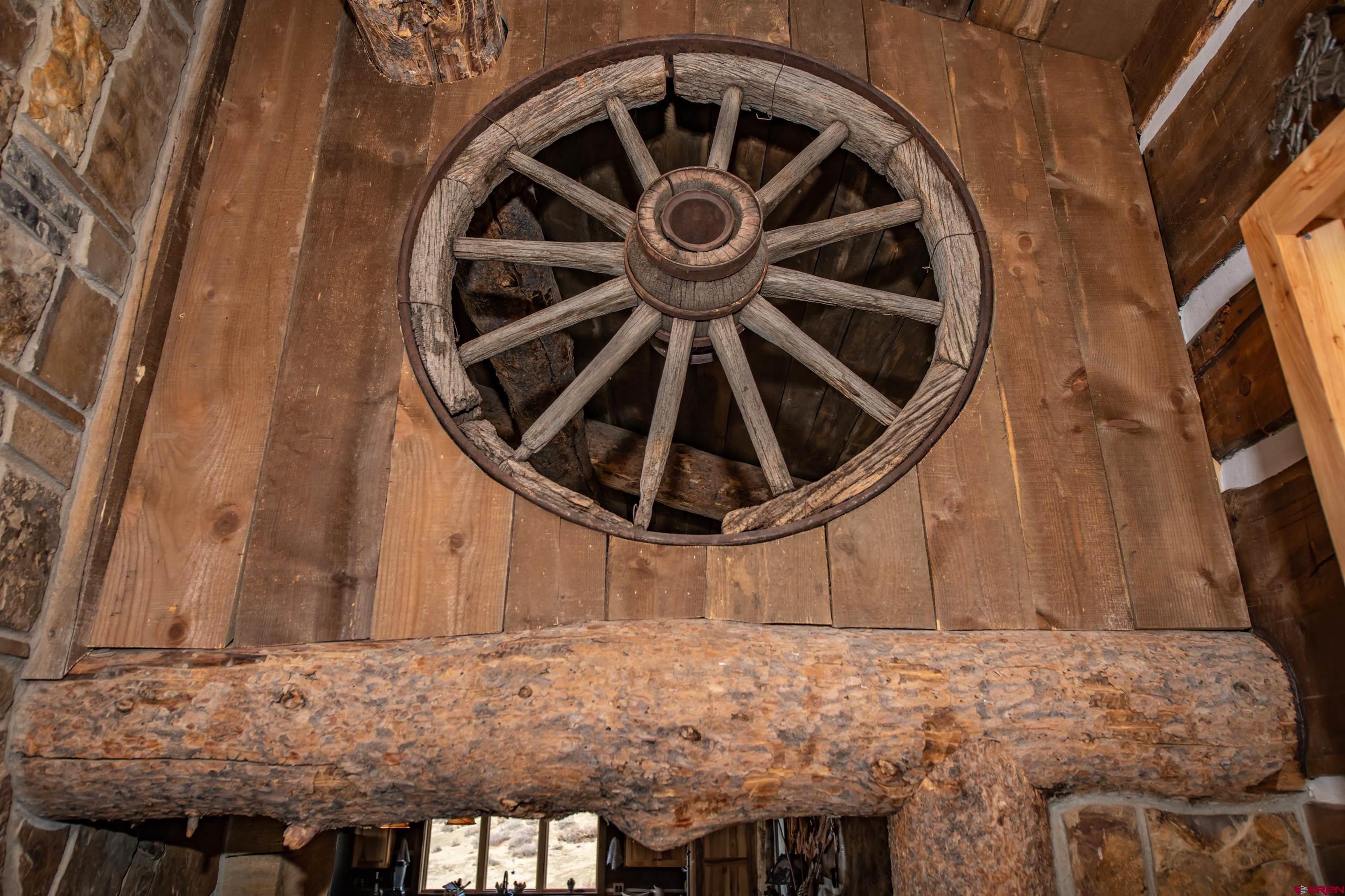 521 Spring Creek Circle Chromo, CO 81128 - Photo 24 of 35 a view of a fireplace in a patio
