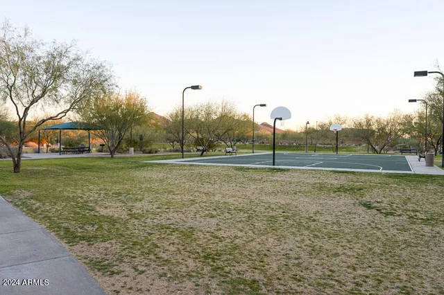 a view of outdoor space with seating