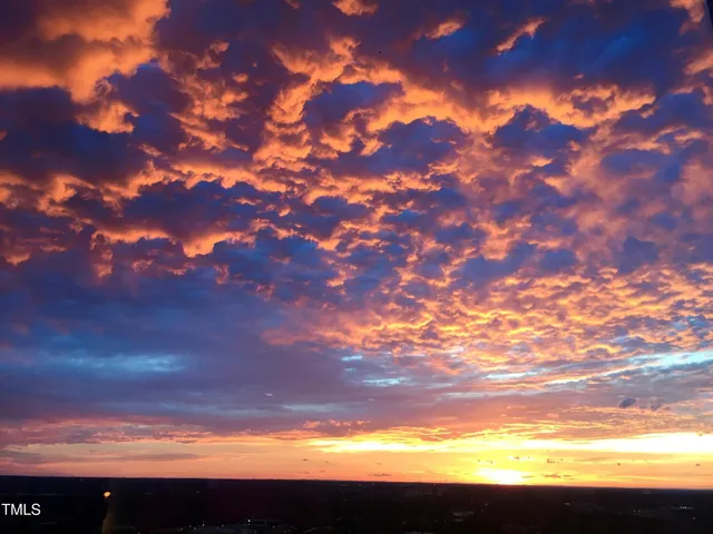 a view of city and mountain