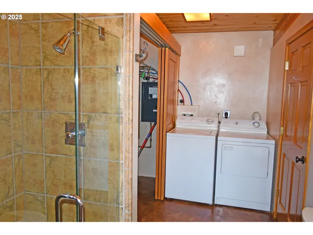 a view of water heater room