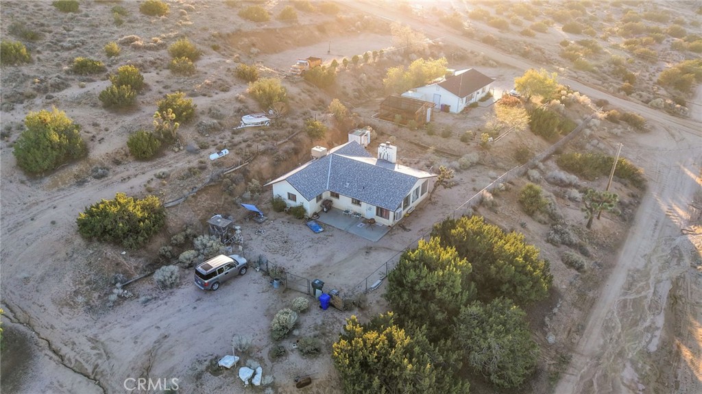 25735 Santa Rosa Road Apple Valley, CA 92308 - Photo 33 of 33 an aerial view of house with yard