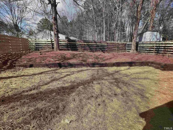 a view of outdoor space with garden