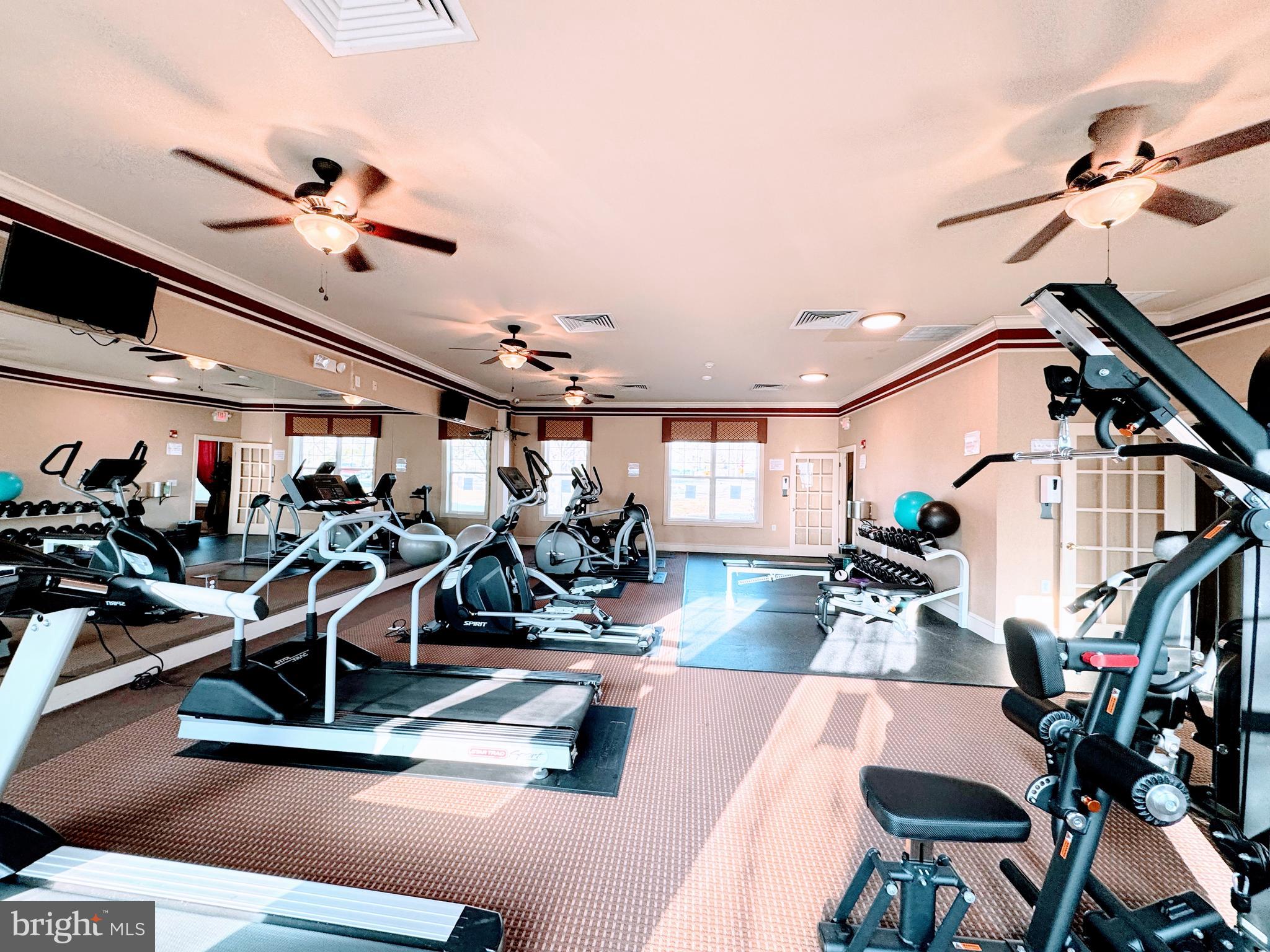 622 Masterson Court Ewing, NJ 08618 - Photo 23 of 26 a view of a room with gym equipment