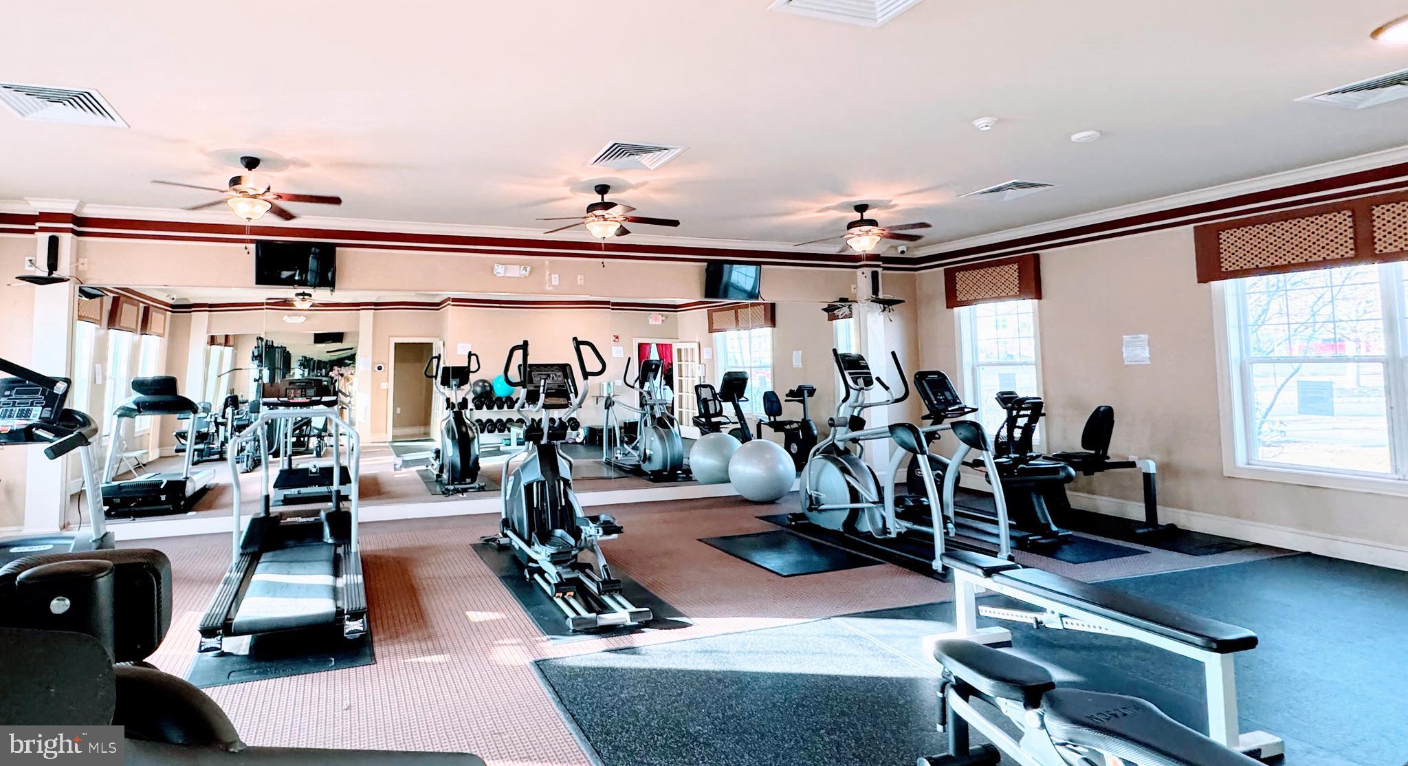 622 Masterson Court Ewing, NJ 08618 - Photo 24 of 26 a view of a room with gym equipment