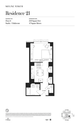 $3,760 | 3 Court Square, Unit 621 | Long Island City