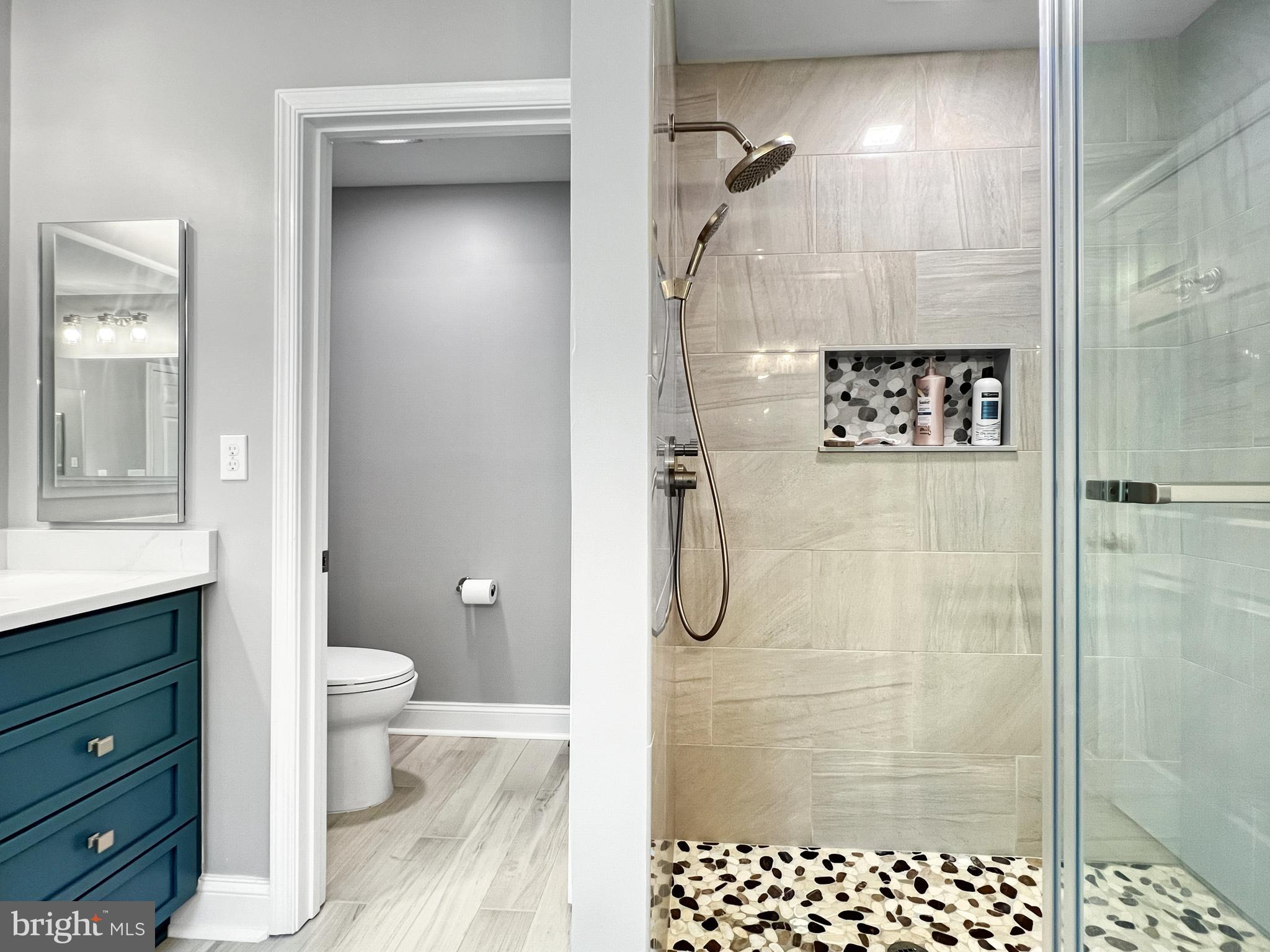 18210 Wickham Road Olney, MD 20832 - Photo 28 of 74 a bathroom with a shower a toilet and sink